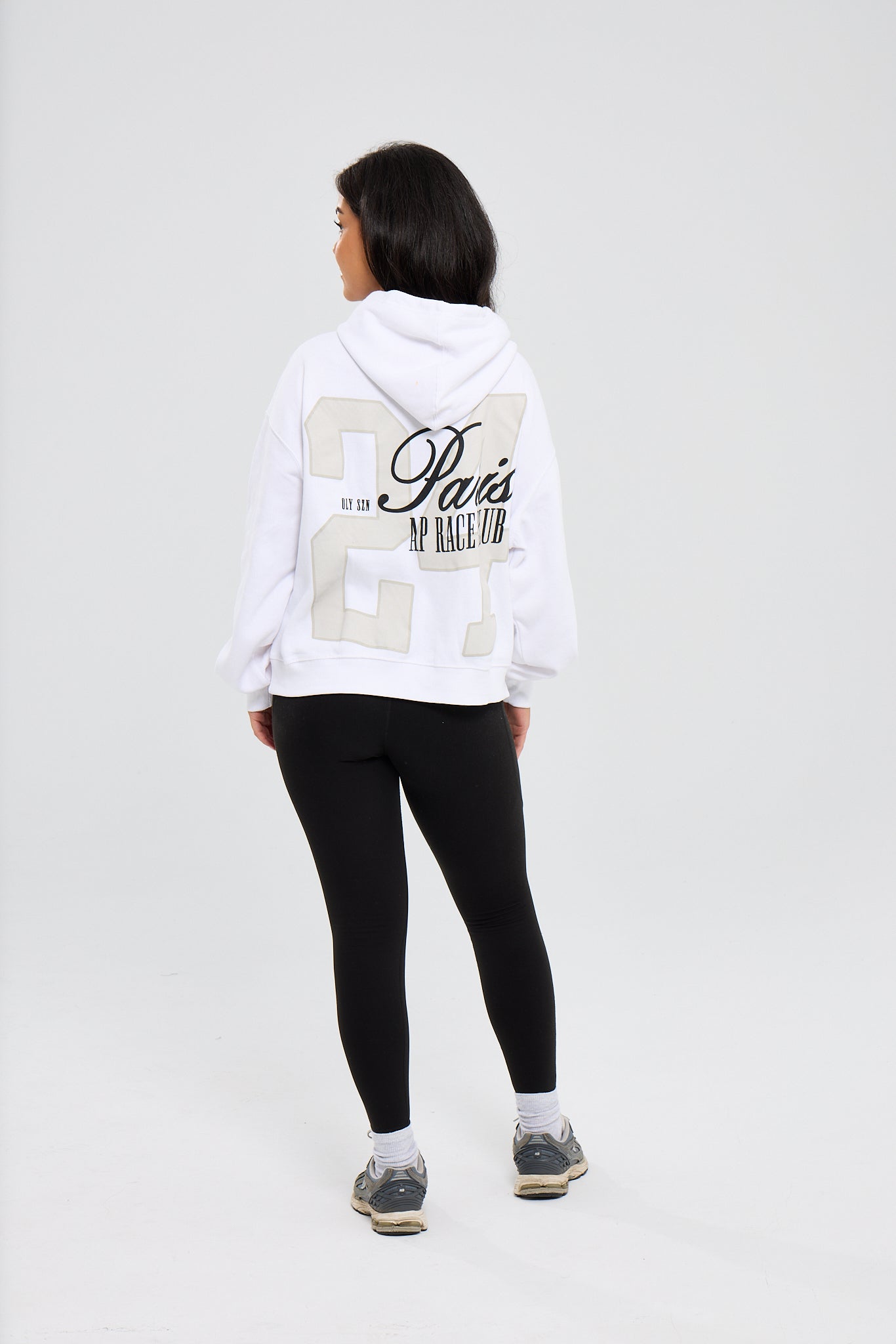 Paris 24 Hoodie White