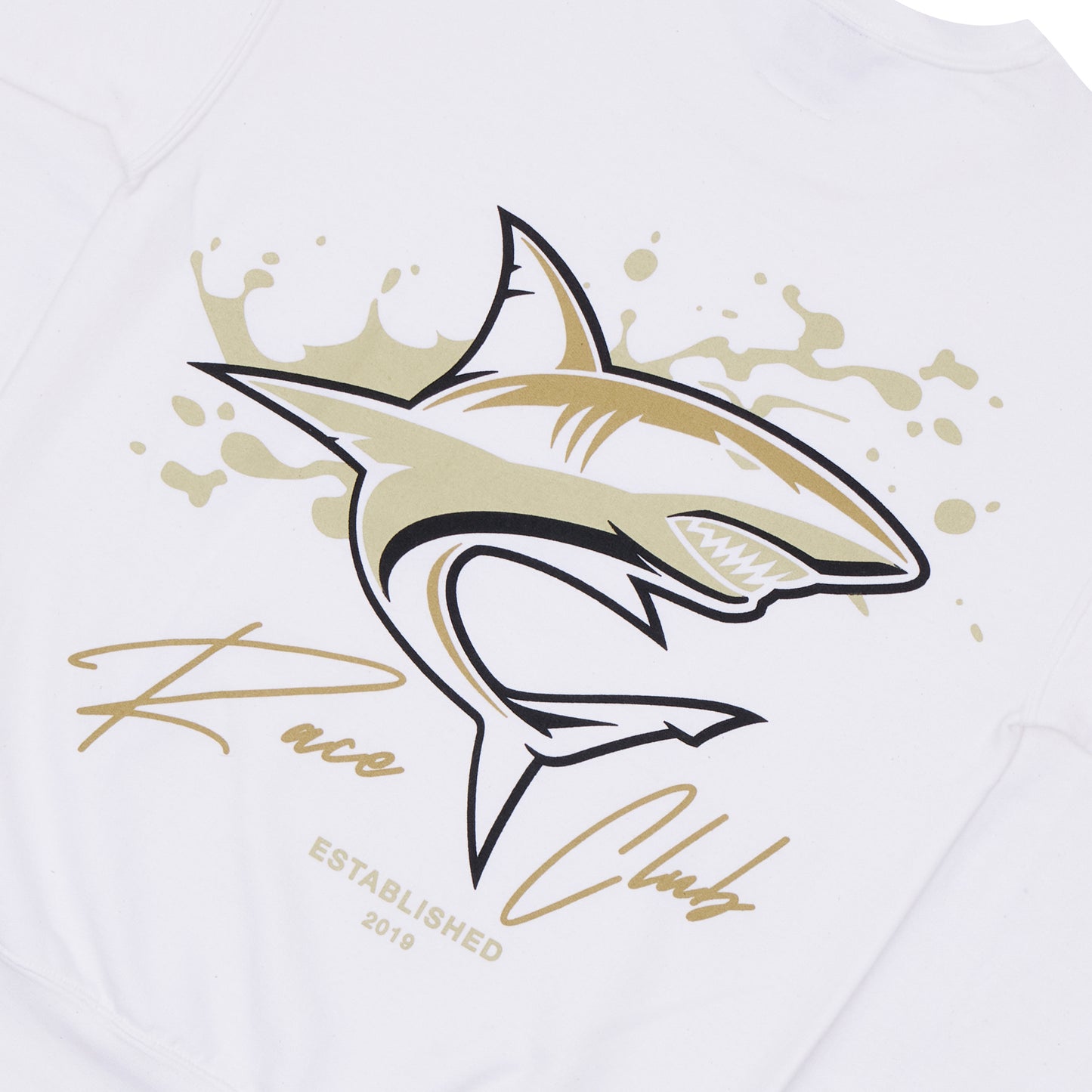 Shark Sweatshirt White