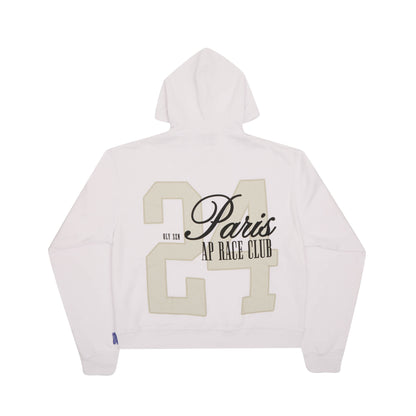 Paris 24 Hoodie White